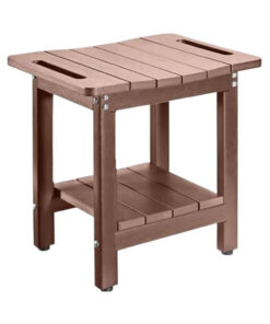 HDPE Adjustable Shower Bench Waterproof Durable Bath Seat for Adults Non-Slip Bathe Chair Stool