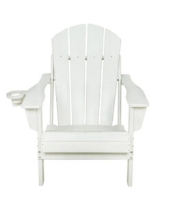 Modern Outdoor Recliner Beach Pool Adirondack Chair with HDPE Seat for Balcony Leisure Feature for Courtyards