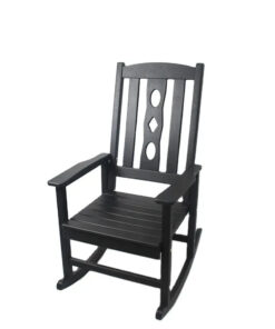Comfortable Modern Style HDPE Rocking Chair for Home Leisure for Balcony Garden Use Rocking Chair for Adults