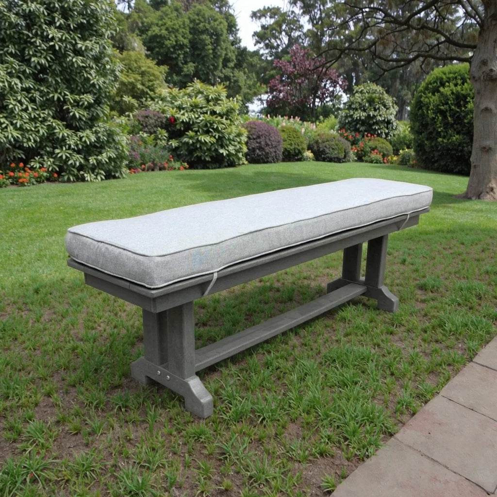 Contemporary Style HDPE Outdoor Dining Bench and Garden Chairs Set Modern Design for Outdoor Use - Image 6