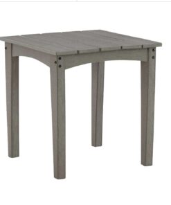 Modern HDPE End Tables Square Side Table Small Coffee Table for Indoor Outdoor Courtyard  Furniture for Patio Backyard Pool Park