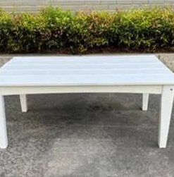 Alternative view of Modern HDPE Plastic Dining Table with Premium Quality for Outdoor Restaurants Parks Picnics Beach Camping & Hotel Use