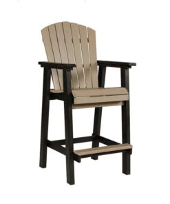 Premium Modern HDPE Waterproof Durable Outdoor Chair for Parks HDPE Adirondack Style for Outdoor Chairs