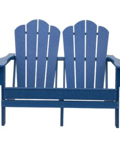 Alternative view of HDPE Outdoor Hdpe Outdoor Double Chairs Casual Beach Pool Balcony Chair for Villa Courtyard HDPE Furniture