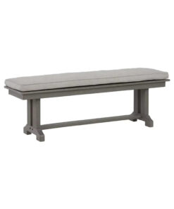 Alternative view of Contemporary Style HDPE Outdoor Dining Bench and Garden Chairs Set Modern Design for Outdoor Use