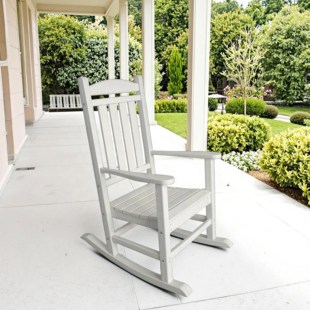 Custom Adirondack Design HDPE Frog Rocking Chair Modern Plastic for Indoor Bedroom Outdoor Patio Garden & Beach Leisure - Image 5