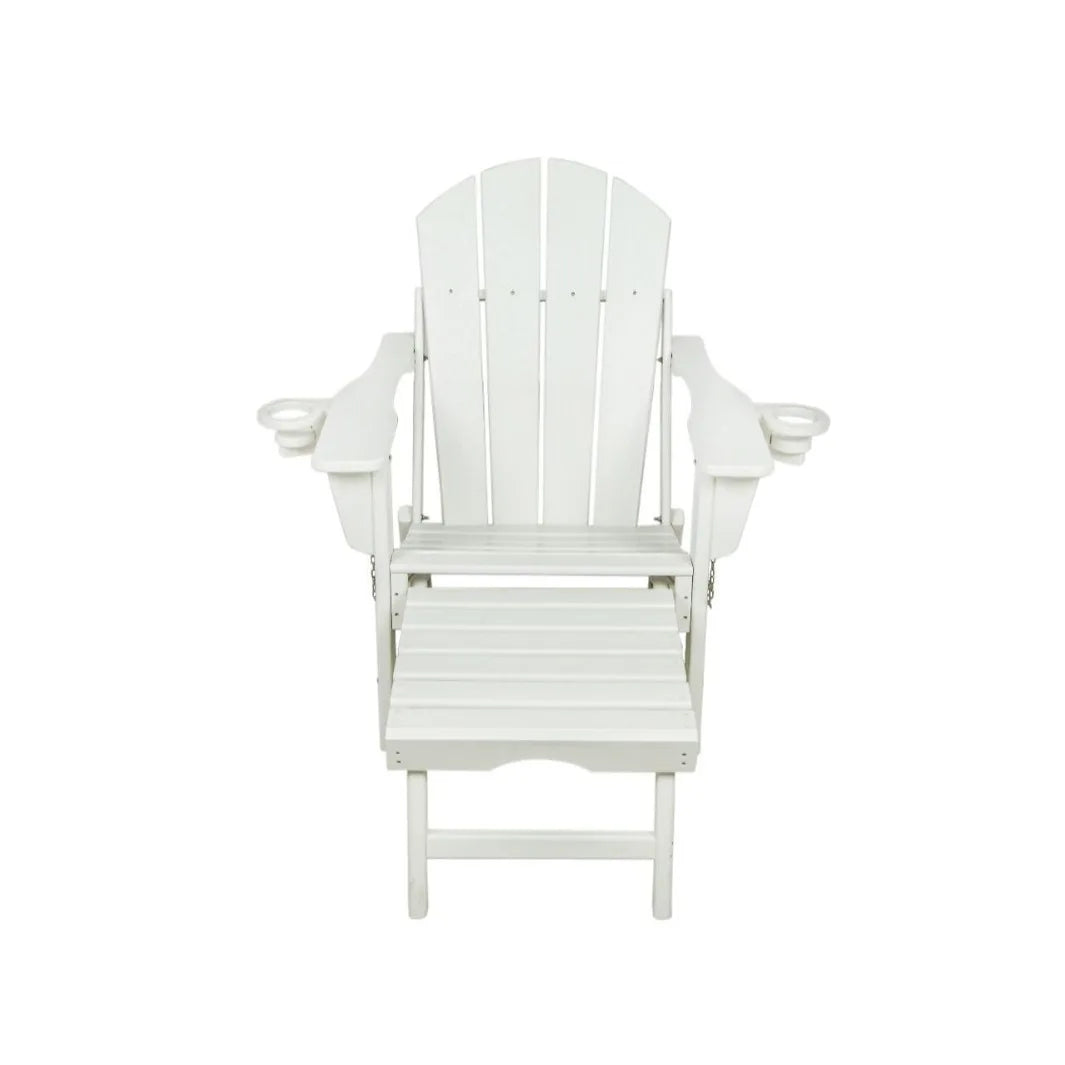 Modern Design Outdoor Recliner Beach & Pool Frog Chair with Wood Seat for Balcony Leisure for Hotels Villas & Courtyards - Image 6