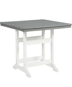 Durable Outdoor HDPE Patio Picnic Bar Garden Camping Table Chair-Modern Style-for Hotel Park School Villa Living Room Camping