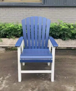 Modern Adirondack Arm Chair Waterproof HDPE Durable Outdoor Furniture Styling Chair