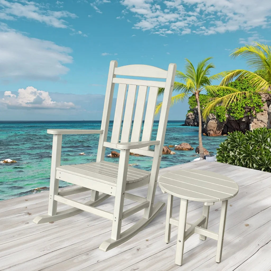 Custom Adirondack Design HDPE Frog Rocking Chair Modern Plastic for Indoor Bedroom Outdoor Patio Garden & Beach Leisure - Image 6