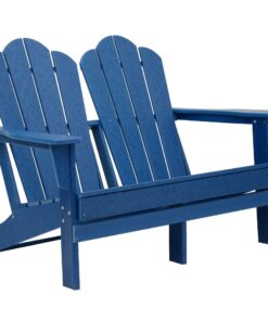 HDPE Outdoor Hdpe Outdoor Double Chairs Casual Beach Pool Balcony Chair for Villa Courtyard HDPE Furniture