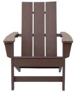 Alternative view of Modern Design Adirondack Chair for Outdoor Courtyard Use Durable HDPE Colorful Furniture Outdoor Furniture