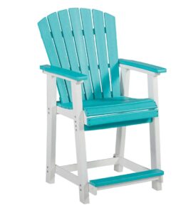 Alternative view of Modern Waterproof HDPE Adirondack Chair for Outdoor Use for Courtyard Exterior Furniture