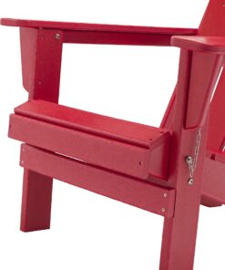 Alternative view of Modern HDPE Adirondack Chair for Outdoor Feature for Beach Pool Balcony Leisure Villas Courtyards Hotel Use