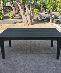 Alternative view of Premium Quality HDPE Dining Table Modern Design Durable for Outdoor Restaurants Parks Camping Table