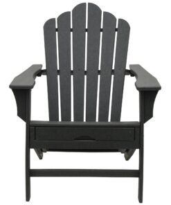 Alternative view of Modern Design Outdoor Lounge Chairs Foldable HDPE Beach Chairs Leg Rests Sunbeds Outdoor Furniture