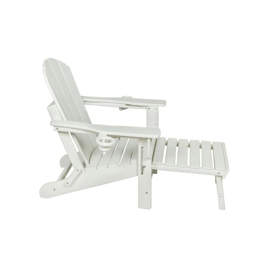 Modern Design Outdoor Recliner Beach & Pool Frog Chair with Wood Seat for Balcony Leisure for Hotels Villas & Courtyards - Image 5