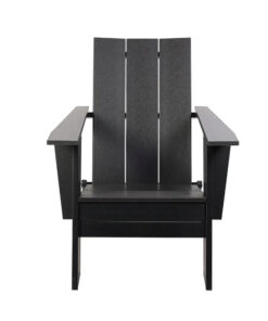 Alternative view of American-Style Outdoor Folding Anti-Corrosion Adirondack Beach Chair for Garden Balcony Disassembly Garden