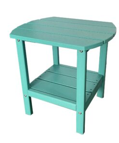 Modern Design Double-Layer HDPE Side Table for Outdoor & Bathroom Furniture