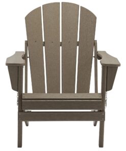 Modern HDPE Adirondack Chair for Outdoor Foldable Recliner for Beach Leisure Villas Park Fishing Perfect Furniture for Outdoor