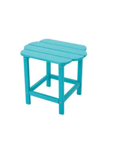 Modern Design Outdoor Cafe Bar Table and Chair Set HDPE Portable Table for Balcony Sun Protection