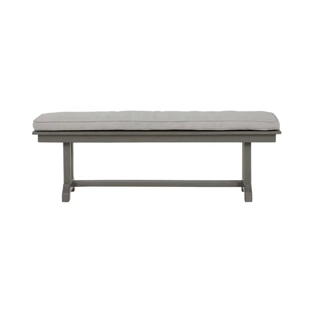 Contemporary Style HDPE Outdoor Dining Bench and Garden Chairs Set Modern Design for Outdoor Use