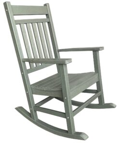 Custom Adirondack Design Frog Rocking Chair Modern HDPE Plastic for Outdoor Patio Garden Beach Leisure & Indoor Bedroom Use