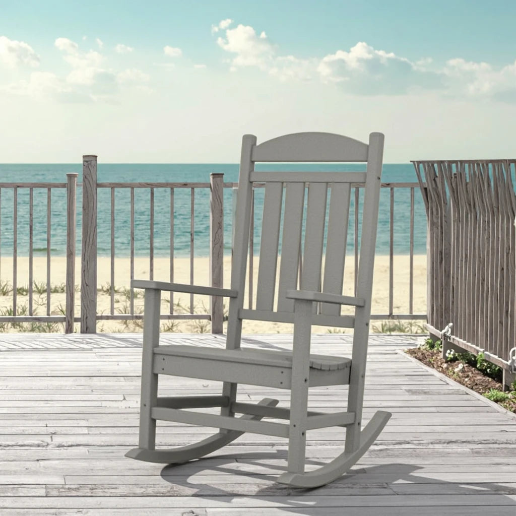 Adirondack HDPE Chairs Modern Beach Garden Patio Cheapest Camping Price Plastic Outdoor Rocking Chair - Image 5