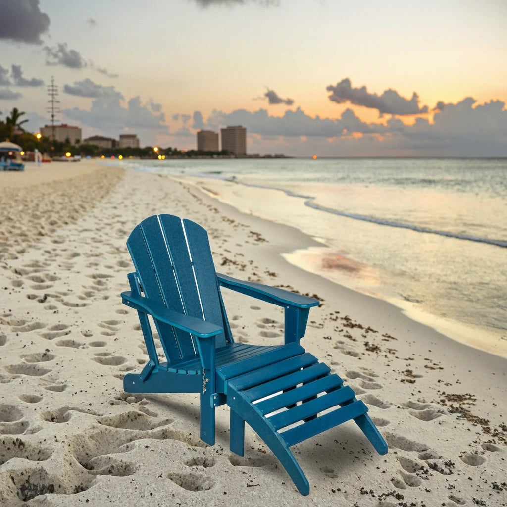 Modern Design Outdoor Recliner Beach & Pool Frog Chair with HDPE Seat for Balcony Leisure for Hotels Villas & Courtyards - Image 5