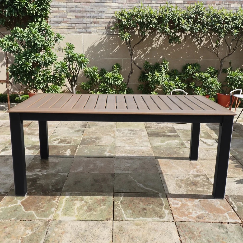 Modern Design HDPE Plastic Beach Table Premium Quality for Outdoor Restaurants Seaside Parks Long Table Picnics - Image 3