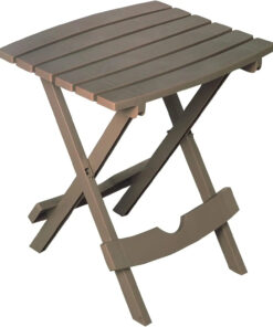Alternative view of Quik-Fold Side Table Modern Outdoor Furniture Portable Plastic Panel Style for Outdoor Use