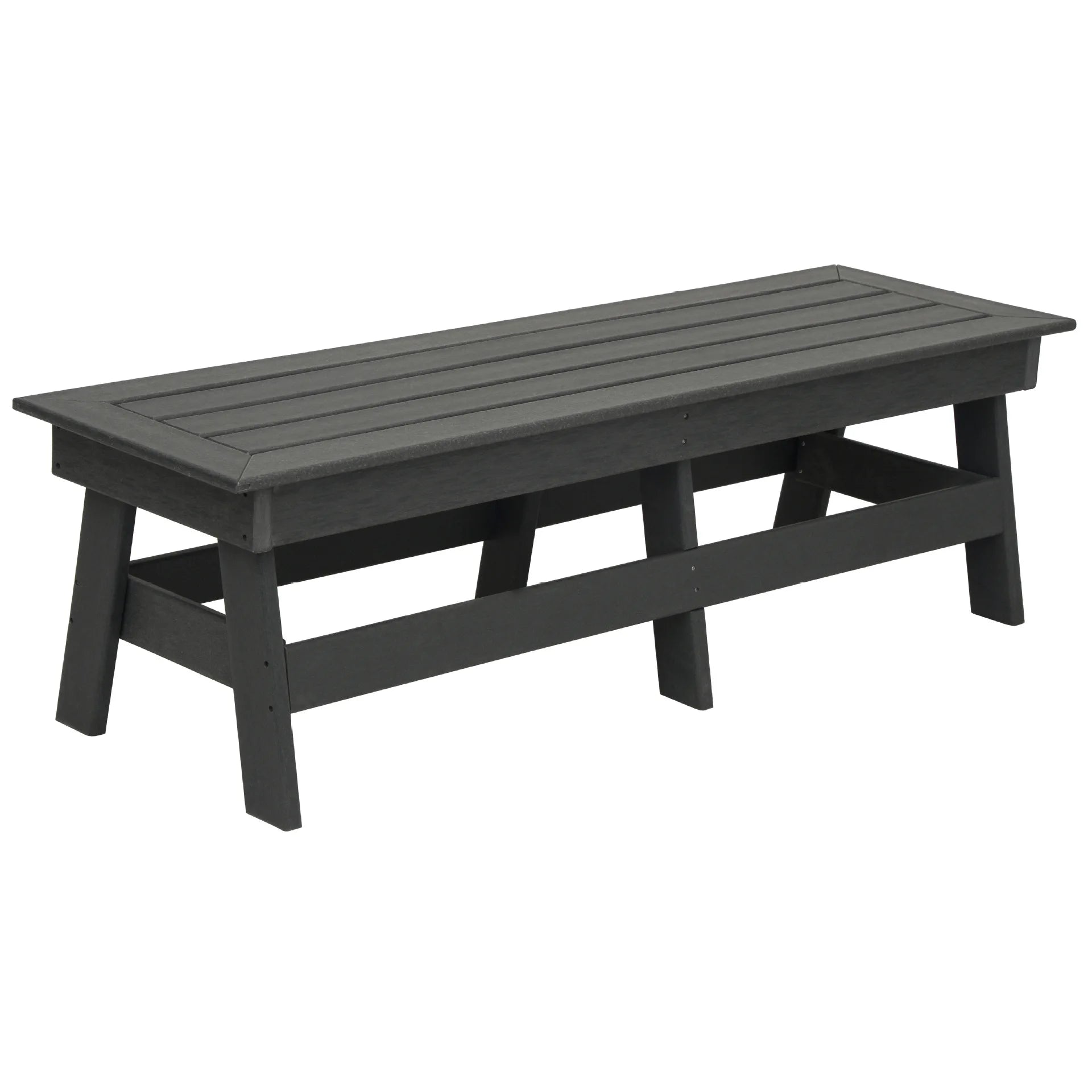 Contemporary Style HDPE Outdoor Dining Bench Contemporary Garden Chairs for Outdoor Use