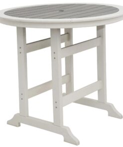 Modern Outdoor Garden Furniture Durable HDPE Dining Table Set Anti-UV for Parks Hotels Courtyards Villas Living Rooms