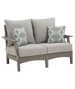 Outdoor HDPE Durable Sofa Patio Open-air Balcony Waterproof UV Resistant Hotel B&B Garden Lounge Chair Outdoor Furniture