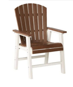 Premium Modern Adirondack Chair HDPE Waterproof Durable Furniture Outdoor Plastic Dining Chair for Parks Courtyards Gardens