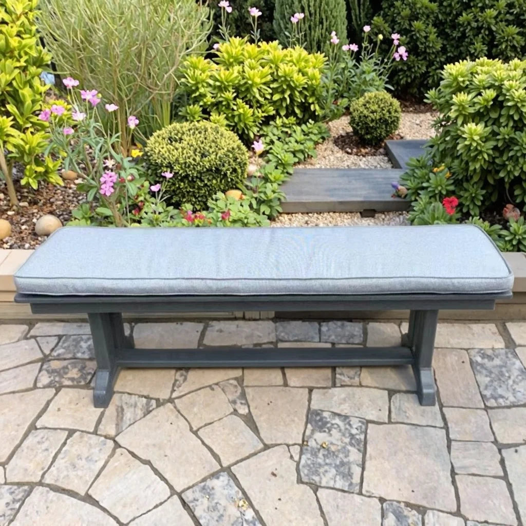 Contemporary Style HDPE Outdoor Dining Bench and Garden Chairs Set Modern Design for Outdoor Use - Image 3