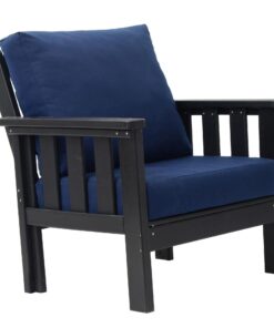 HDPE Outdoor Durable Lounge Chair Cushion Sofa Combination Patio Balcony Garden Sets for Hotel Hall Clubhouse Exposed