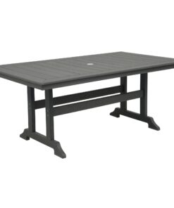 Durable HDPE Modern Design Outdoor Dining Table for Indoor and Outdoor Use As Outdoor Furniture