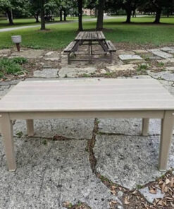 Alternative view of Premium Quality HDPE Dining Table Modern Design Durable  Outdoor Restaurants Table Camping Gym Events Furniture