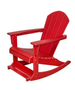 Adirondack Frog Park Recliner Outdoor Anti-Corrosion Leisure Chair HDPE Rocking Lazy Swimming Chair