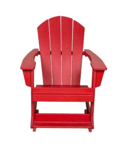 Alternative view of Adirondack Frog Park Recliner Outdoor Anti-Corrosion Leisure Chair HDPE Rocking Lazy Swimming Chair