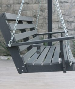 Patio Swings Double Outdoor Balcony Swing Hanging Furniture HDPE Patio Swing Sets