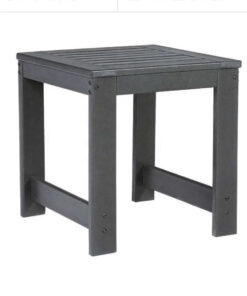Modern HDPE End Tables Square Side Table Small Coffee Table for Indoor Outdoor Outdoor Furniture for Patio Backyard Pool Park