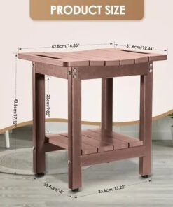 Alternative view of HDPE Adjustable Shower Bench Waterproof Durable Bath Seat for Adults Non-Slip Bathe Chair Stool