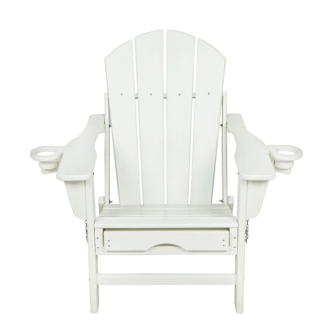 Modern Design Outdoor Recliner Beach & Pool Frog Chair with Wood Seat for Balcony Leisure for Hotels Villas & Courtyards - Image 2