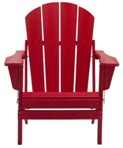 Modern HDPE Adirondack Chair for Outdoor Feature for Beach Pool Balcony Leisure Villas Courtyards Hotel Use