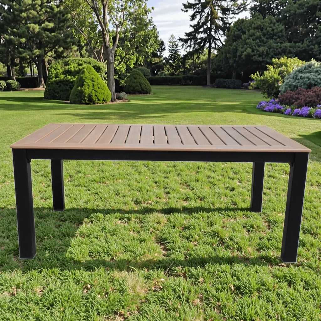 Modern Design HDPE Plastic Beach Table Premium Quality for Outdoor Restaurants Seaside Parks Long Table Picnics - Image 2