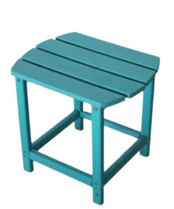 Modern Cafe Outdoor Bar Table and Chair Set Modern Design Plastic Wood Square Bar Table for Balcony Sun Protection