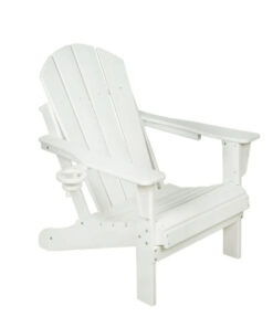 Alternative view of Modern Outdoor Recliner Beach Pool Adirondack Chair with HDPE Seat for Balcony Leisure Feature for Courtyards