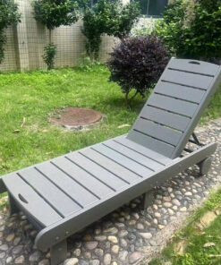 Modern Versatile Hdpe Outdoor Furniture Lounger Sun Bed for Pool Courtyard Park or Villa for Outdoor Furniture Sunbed